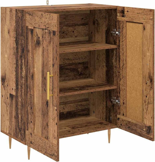 Sideboard made of Wood & Metal Old Wood 69.5x34x90cm