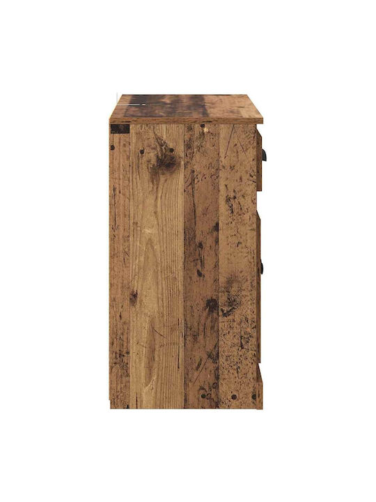Μπουφές Ξύλινος Παλιό Ξύλο 70x35.5x67.5cm
