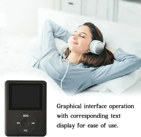 Andowl MP4 Player (8GB) with TFT Screen 1.8" Black Q-C790