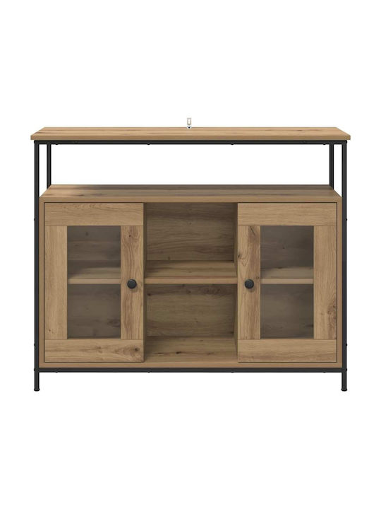 Sideboard Wooden Artisan Oak 100x35x80cm