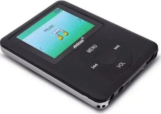 Andowl MP4 Player (8GB) with TFT Screen 1.8" Black Q-C790