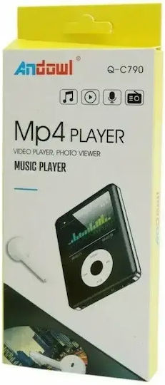 Andowl MP4 Player (8GB) with TFT Screen 1.8" Black Q-C790