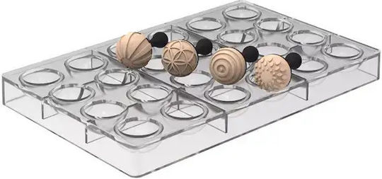 Silikomart Silikomart Dekorationsform aus Kunststoff 3,1cm Silikomart Silikomart Dekorationsform aus Kunststoff 3,1cm