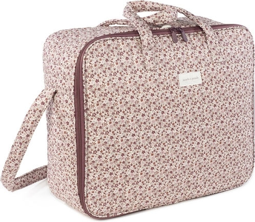 Walking Mum Maternity Bag Shoulder/Handbag Cherry Flowers Burgundy 44x36x16cm