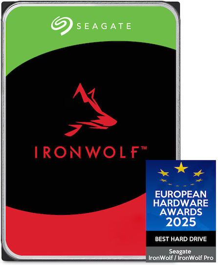 Seagate Ironwolf Nas 4TB HDD Hard Drive 3.5" SATA III 5400rpm with 256MB Cache for NAS ST4000VN006