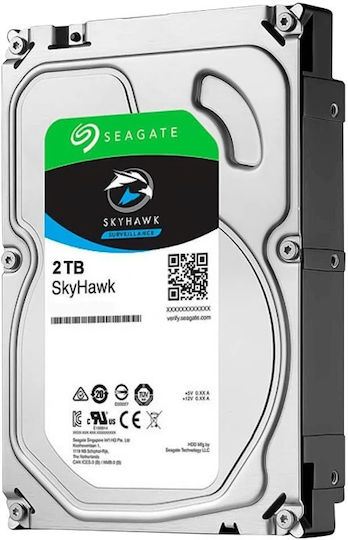 Seagate SkyHawk +Rescue 2TB HDD Hard Drive 3.5" SATA III with 256MB Cache for Desktop / Recorder ST2000VX017