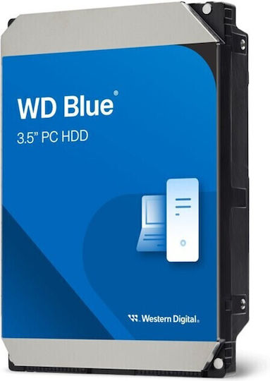 Western Digital Blue 4TB HDD Hard Drive 3.5" SATA III 5400rpm with 256MB Cache for Desktop WD40EZAX