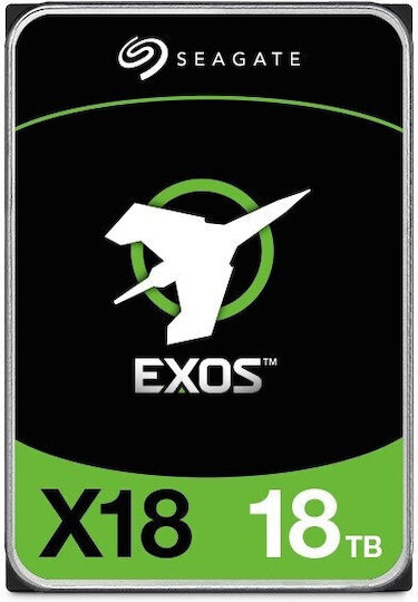 Seagate Exos X18 18TB HDD Hard Drive 3.5" SATA III 7200rpm with 256MB Cache for NAS / Server ST18000NM000J