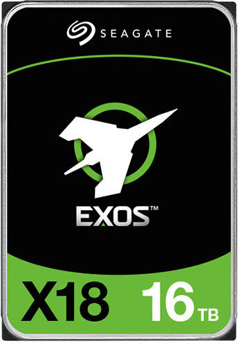 Seagate Exos X18 16TB HDD Hard Drive 3.5" SATA III 7200rpm with 256MB Cache for NAS / Server ST16000NM000J