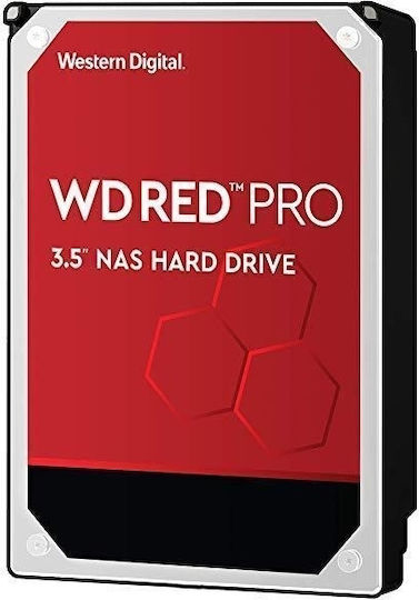 Western Digital Red Pro 16TB HDD Hard Drive 3.5" SATA III 7200rpm with 512MB Cache for NAS WD161KFGX