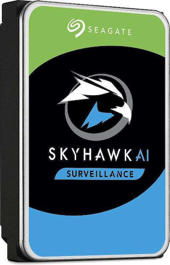 Seagate SkyHawk AI Surveillance 10TB HDD Hard Drive 3.5" SATA III 7200rpm with 256MB Cache for Recorder / NAS / Server ST10000VE001