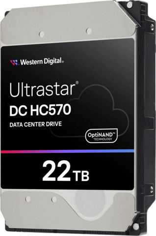 Western Digital Ultrastar DC HC570 22TB HDD Σκληρός Δίσκος 3.5" SATA III 7200rpm με 512MB Cache για Server 0F48155