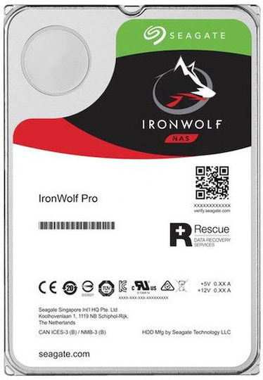 Seagate IronWolf Pro 2TB HDD Hard Drive 3.5" SATA III 7200rpm with 256MB Cache for NAS ST2000NT001