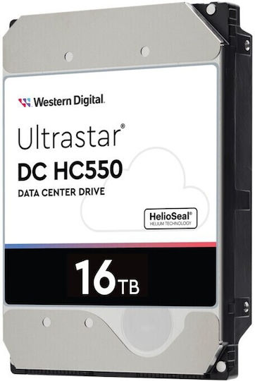 Western Digital Ultrastar DC HC550 16TB HDD Σκληρός Δίσκος 3.5" SAS 3.0 7200rpm με 512MB Cache για Desktop 0F38357