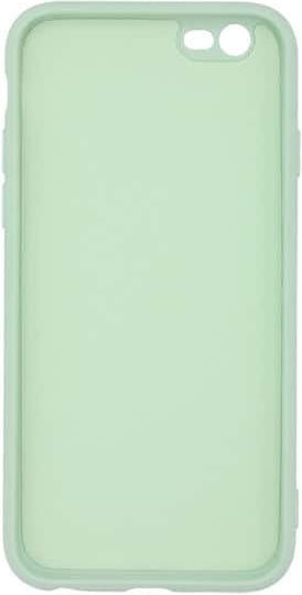 Θήκη Iphone 6 6s Silky Soft Touch Silicone Τιρκουάζ Mε Προστασία Κάμερας