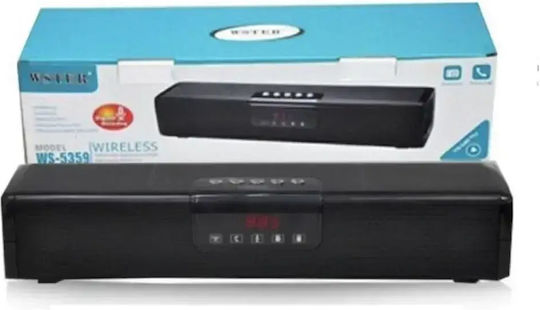 WSTER WS-5359 Ηχείο Bluetooth 14W με Ραδιόφωνο Μαύρο
