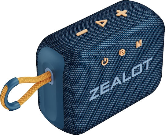 Zealot S75 Ηχείο Bluetooth με Διάρκεια Μπαταρίας έως 3 ώρες Μπλε