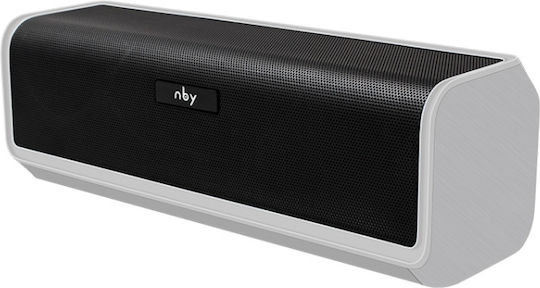 NBY 6690 Boxă Bluetooth 10W cu Radio și Durată de Baterie până la 6 ore Silver/Black