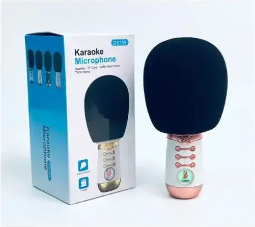 Wireless Karaoke Microphone DS-108 105693 Pink