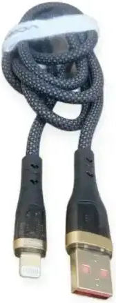 Treqa Braided USB-A to Lightning Cable Μαύρο 1m (CA-8812)