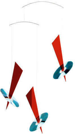 Flensted Mobiles Kids Wall Decor Room Mobile 60x35cm