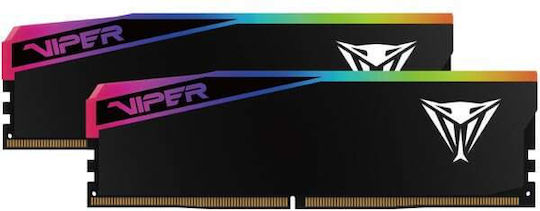 Patriot Viper Rgb Elite 5 Ultra DDR5 96GB RAM με 2x48GB Modules για Desktop