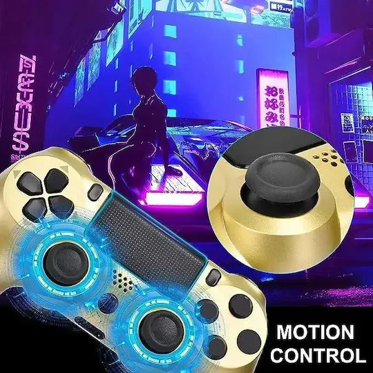 Double Motor Vibration 4 Wireless Gamepad for PS4 Gold