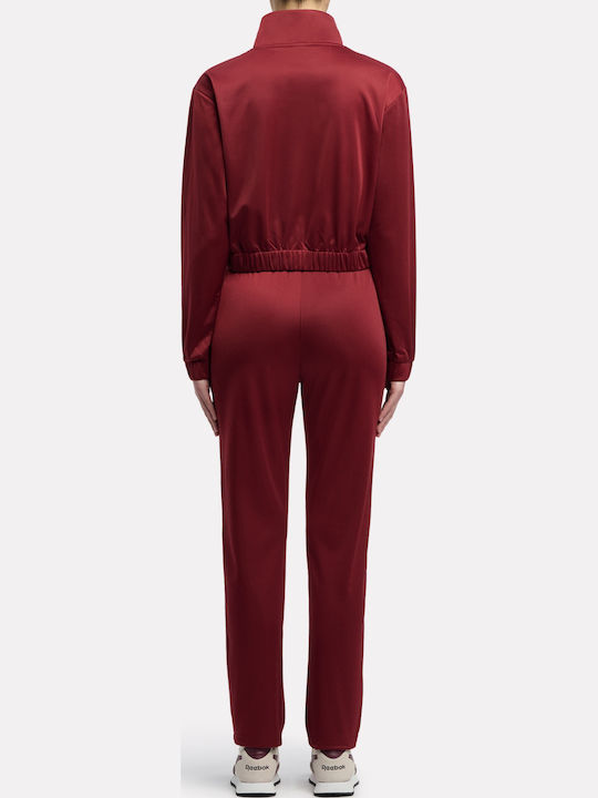 Piping Sweatpants Set Classic Burgundy