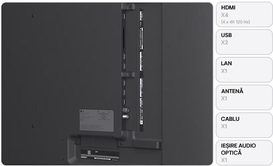 LG Smart Television 75" 4K UHD QNED 75QNED85A3C HDR (2025)
