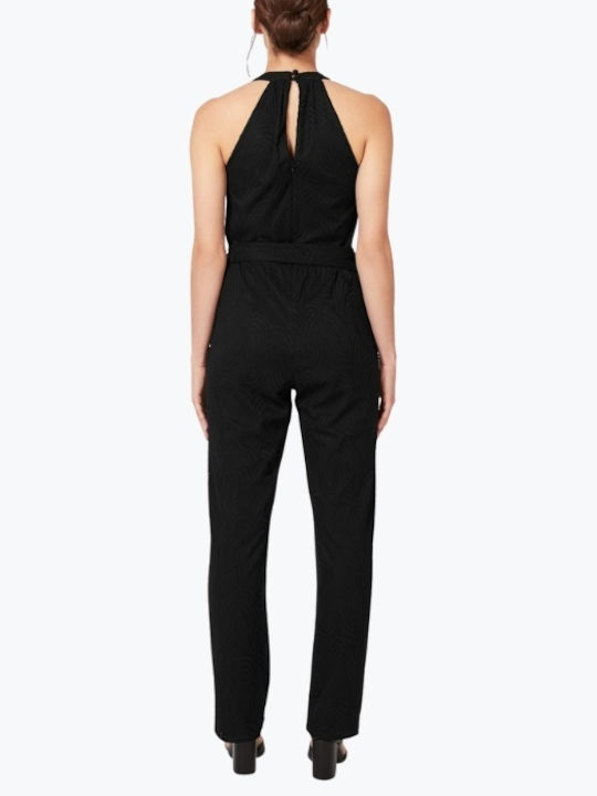 Women's Sleeveless One-piece Suit Black