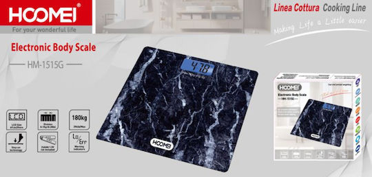 Hoomei Ψηφιακή Ζυγαριά 180kg Μαύρη