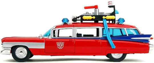 Ghostbusters Transformers Ecto-1 X Optimus Rrime Limited Edition 1:24 Die-cast Model