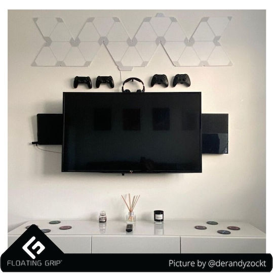 Floating Grip Black Floating Grip Wall Mount Charging Station for 2 controllers XBOX One Black