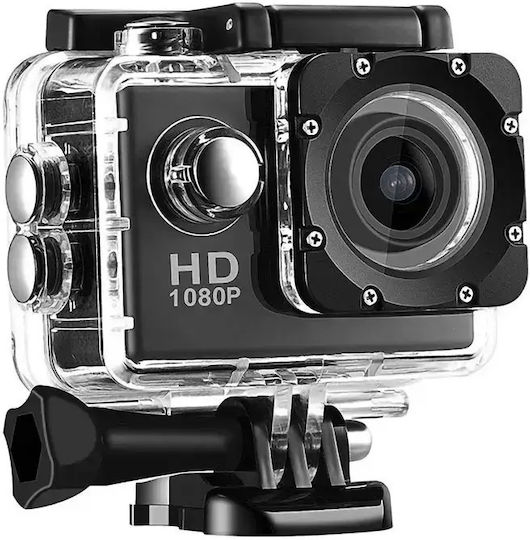 QY-09K Action Camera HD (720p) Υποβρύχια (με Θήκη) και Wi-Fi Μαύρη