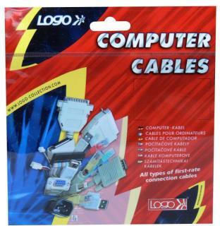Dvi 18+1 M Hdmi M Видео Кабел 3м Позлатени Конектори Черен Blister Logo