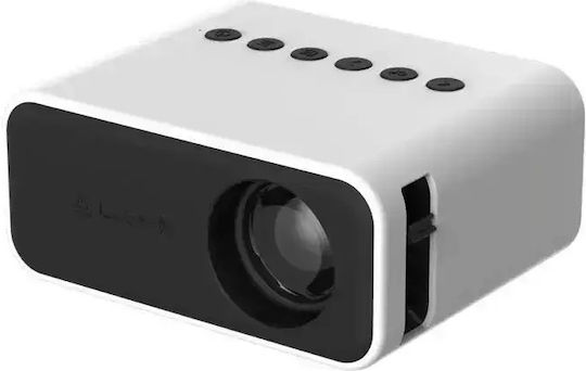 Factory YT500 Mini Mini Projector LCD Λάμπας LED με Ενσωματωμένα Ηχεία YT500