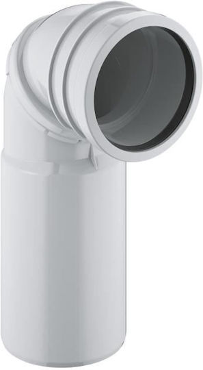 Тръба За Отпадъци За Тоалетна Grohe 90° Завъртащ Се Rapid Sl Универсален За Вградени Казанчета С Оборудвани Рамки За Поддръжка