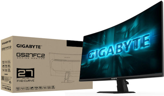 Gigabyte GS27FC2 VA HDR Curved Gaming Monitor 27" FHD 1920x1080 240Hz με Χρόνο Απόκρισης 1ms GTG