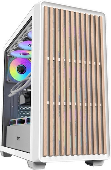 Darkflash DS900WD Midi Tower Компютърна кутия Бял