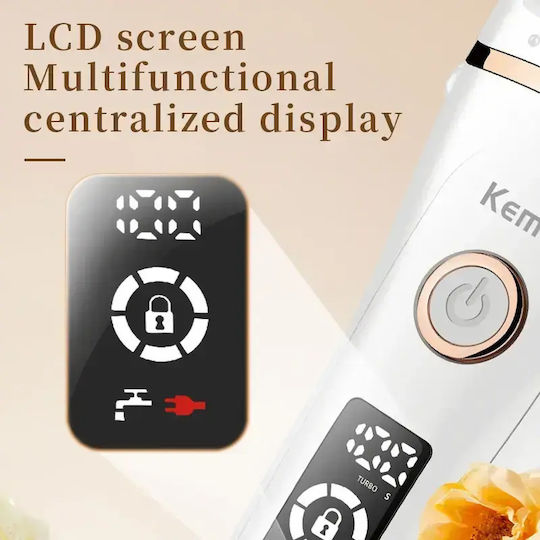 Kemei Αποτριχωτική Μηχανή Epilator για Πρόσωπο, Σώμα & Μπικίνι KM-392