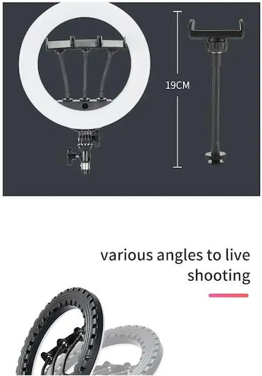 Ring Light 34cm with Mobile Phone Holder