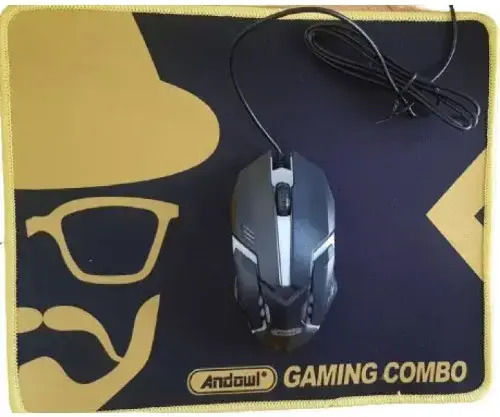 Andowl Q-JP004 4in1 Σετ Gaming Πληκτρολόγιο με RGB φωτισμό & Ποντίκι (Αγγλικό US)