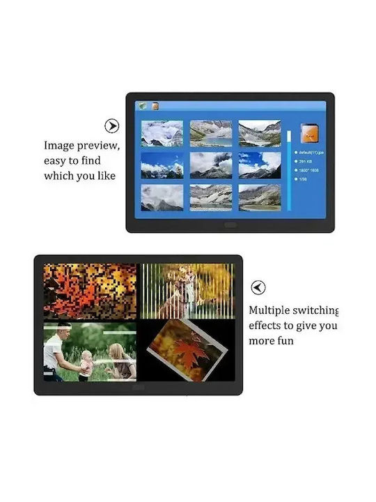 Andowl Q-L211 Digital Photo Frame 10" Resolution 1280x800 White Q-L211