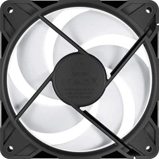 Arctic P12 Pro Reverse Blade Case Fan 120mm (3000rpm / 73cfm) με RGB Φωτισμό και Σύνδεση 3-Pin / 4-Pin PWM 3τμχ