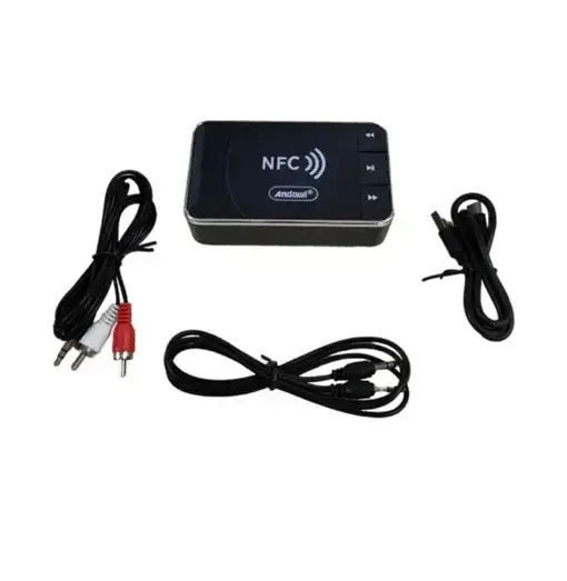 Music Audio Bluetooth NFC Audio Transmitter Andowl Q-nf39 Black