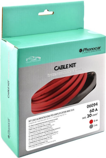 Phonocar Cablu Difuzor Neîncheiat 1m (06.094)