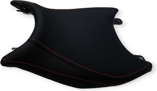 Ktm Duke200 '13 Anti-Slip Seat Cover Orange Stitches