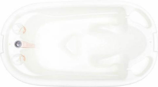 Cangaroo Baby Bath with Stand Bubble with Thermometer White
