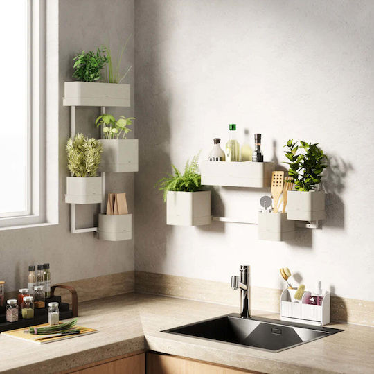Umbra Blumenkasten Metallisch Sand