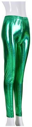 Grüne Folien-Leggings